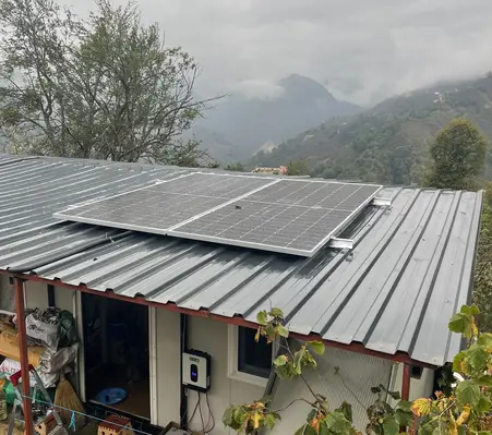 Giresun Duroğlu Prefabrik Ev Çatı Off Grid Ges