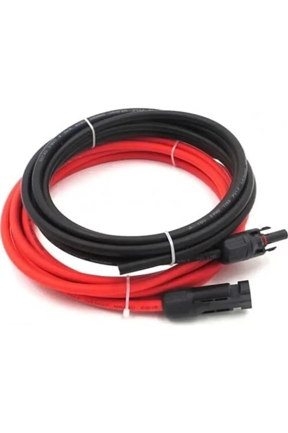6 mm Solar Kablo 10 Metre Mc4 Konnektörlü 5+5mt