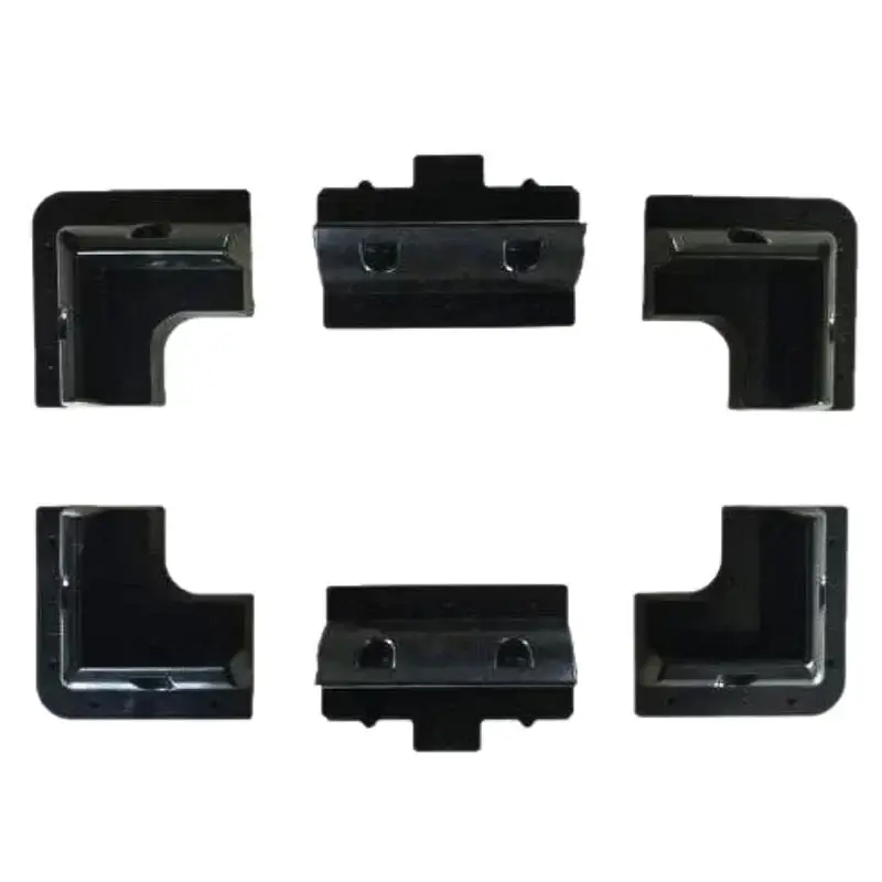 Karavan Güneş Paneli Montaj Seti (6 Parça) Siyah