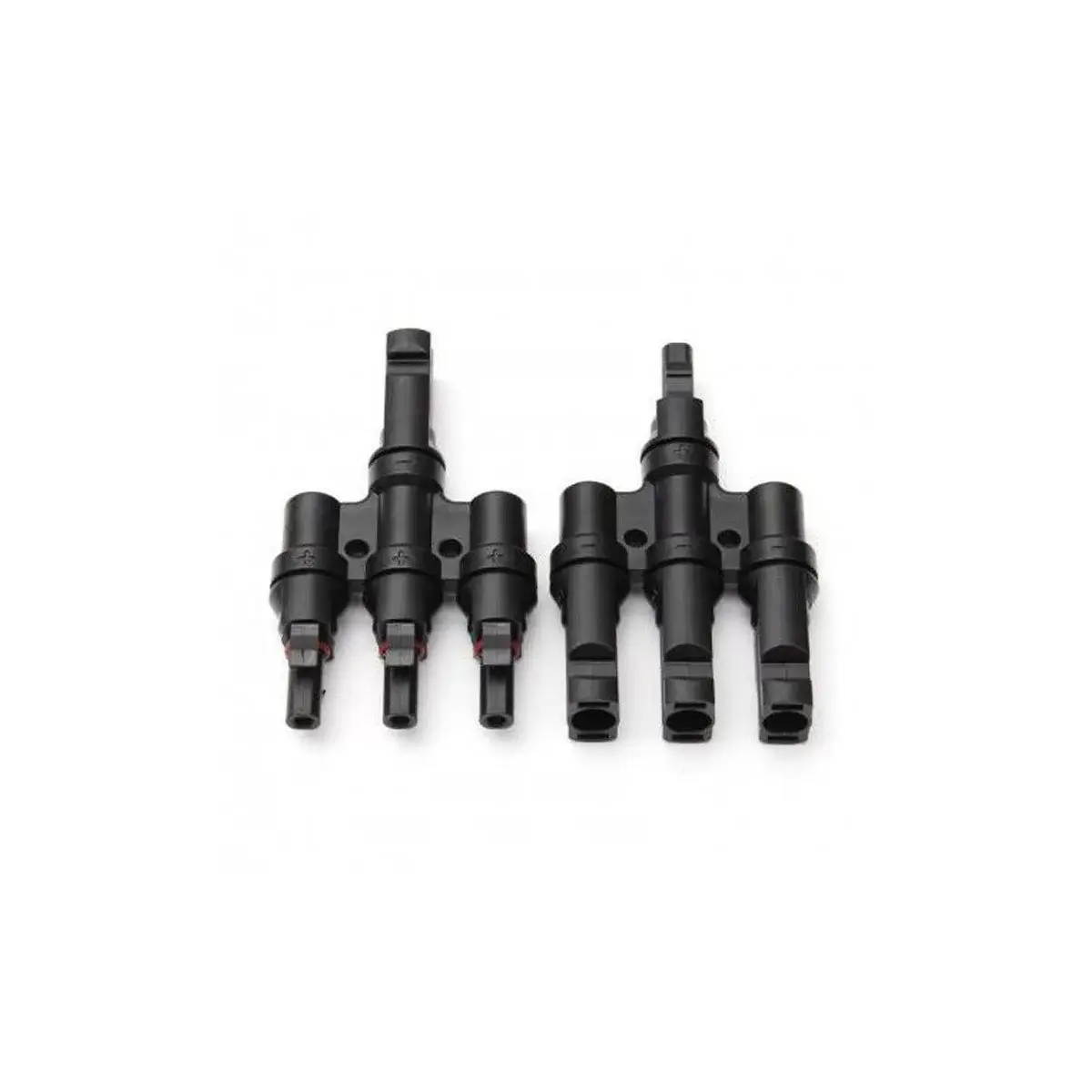 MC4 3’lü Paralel Konnektör Seti (1 Dişi – 1 Erkek) Solar Panel Bağlantı Aparatı