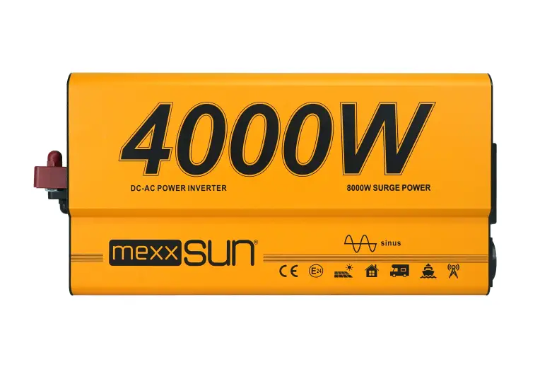 Mexxsun 12V 4000W Tam Sinüs İnverter | Aşırı Yük Koruması