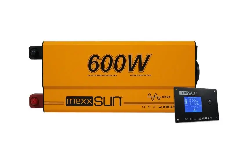 Mexxsun 12V 600W Tam Sinüs UPS İnverter (Remote Ekran)