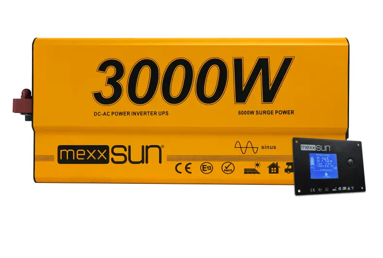 Mexxsun 3000W 12V Tam Sinüs UPS İnverter (Remote Ekran)