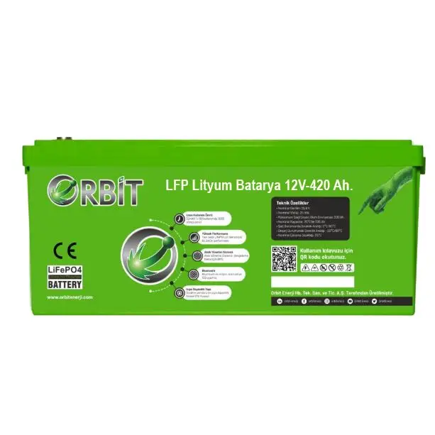 Orbit 12V 420Ah LiFePO4 Lityum Akü GU Serial