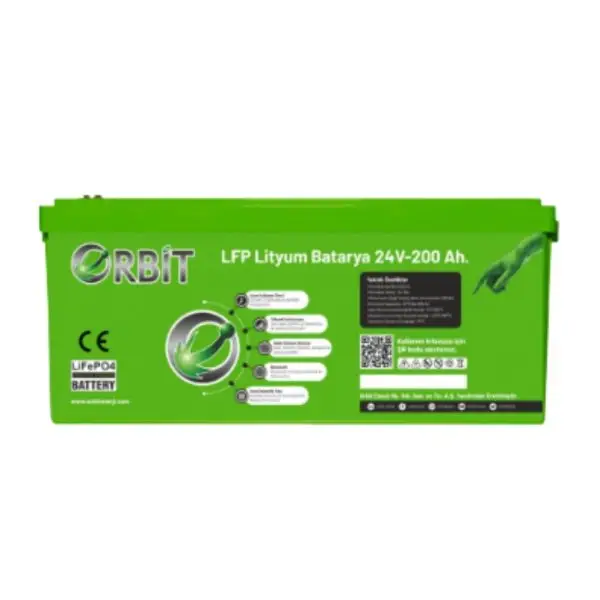Orbit 24V 210Ah LiFePO4 Lityum Akü VP Serial