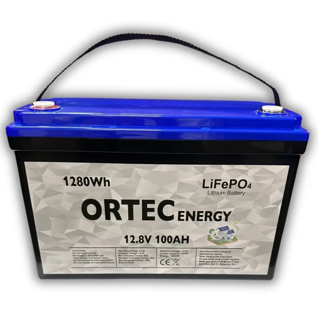 ORTEC 12.8V 100Ah LiFePO4 Lityum Akü