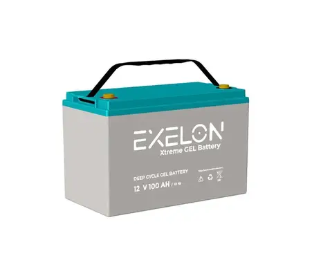 Exelon Xtreme 12V 100Ah Deep Cycle Jel Akü | AGM+GEL Hibrit