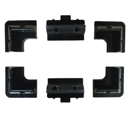 Karavan Güneş Paneli Montaj Seti (6 Parça) Siyah