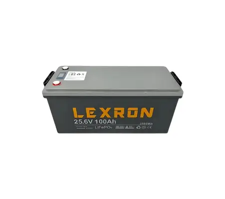 LEXRON 25.6V 100Ah LiFePO4 Lityum Batarya
