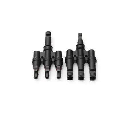 MC4 3’lü Paralel Konnektör Seti (1 Dişi – 1 Erkek) Solar Panel Bağlantı Aparatı