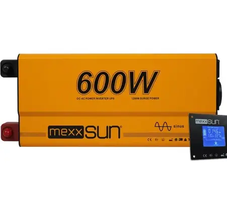 Mexxsun 12V 600W Tam Sinüs UPS İnverter (Remote Ekran)
