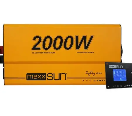 Mexxsun 2000W 12V Tam Sinüs UPS İnverter (Remote Ekran)