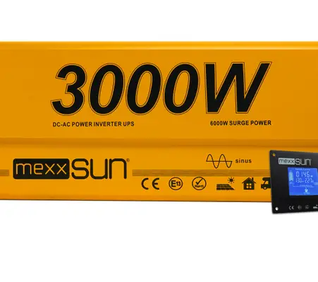 Mexxsun 3000W 12V Tam Sinüs UPS İnverter (Remote Ekran)