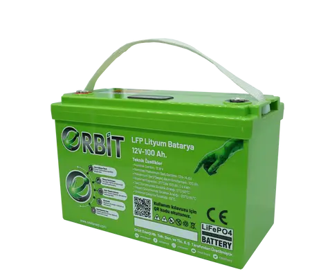 Orbit 12V 100Ah LiFePO4 Lityum Akü VP Serial