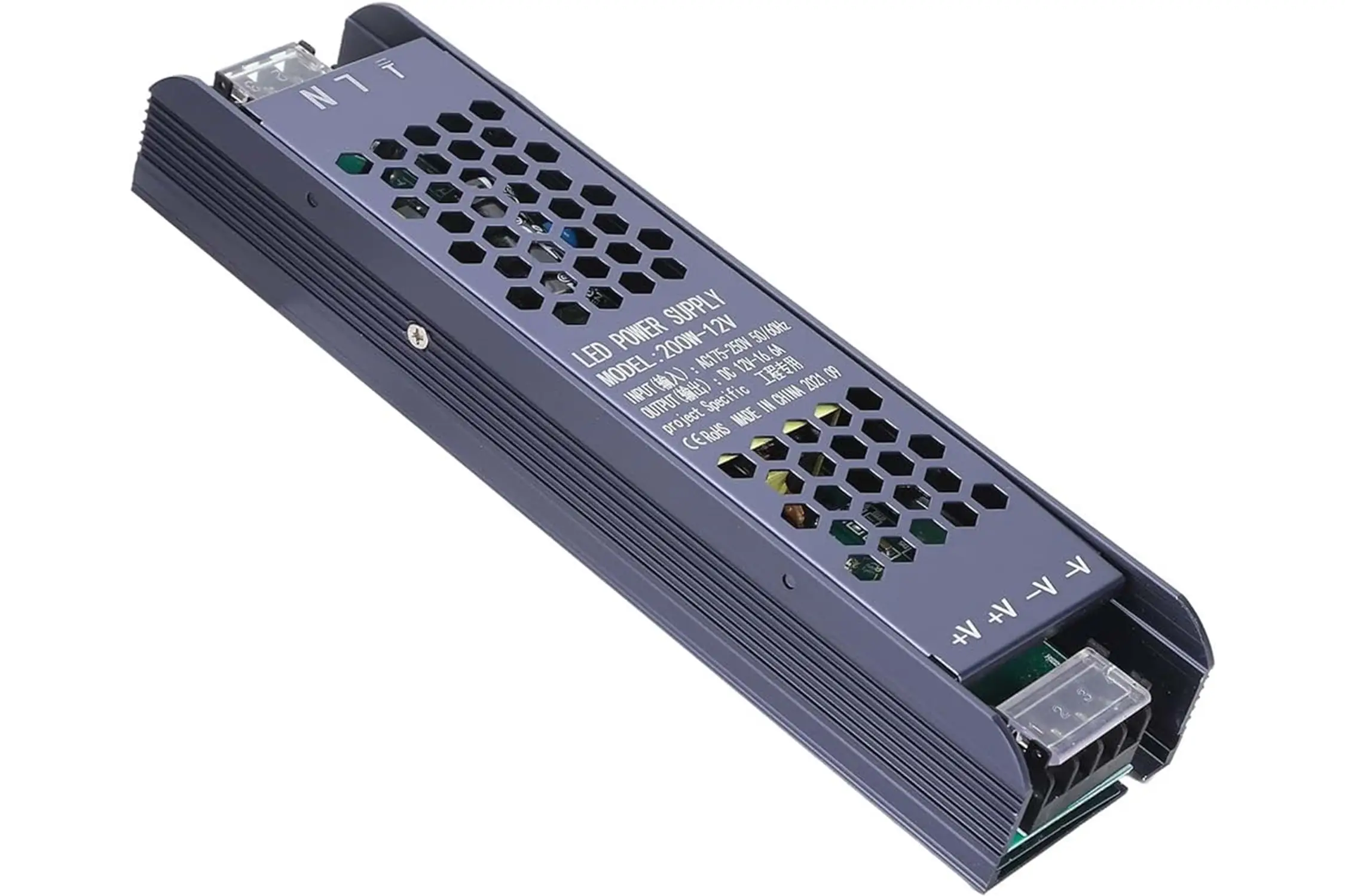 Voltek 12V 21A LED Güç Kaynağı Trafosu | 252W Switching Power Supply